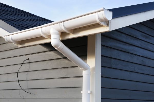 PVC Rain Gutter Installation in Clarkston